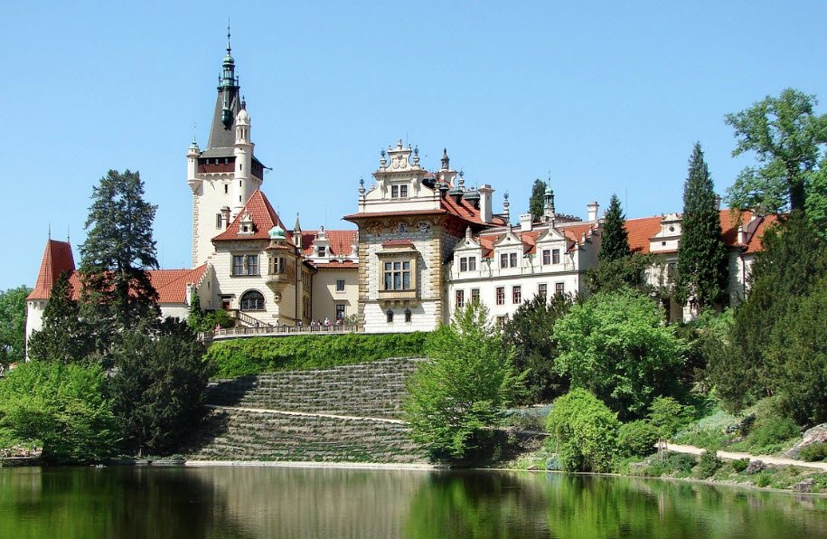 Průhonice Chateau, Průhonice, Czechia, Czech Republic (Czechia)